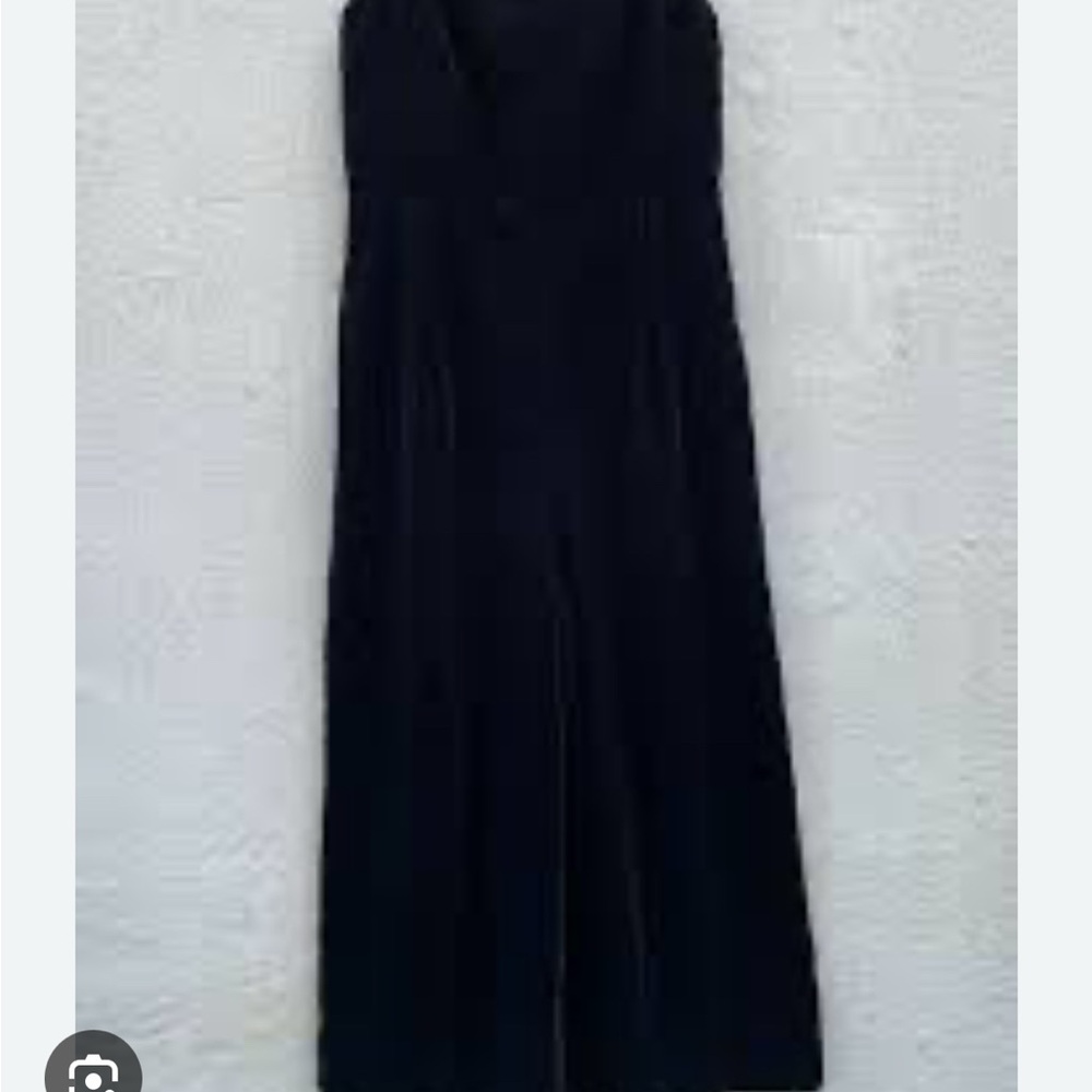J. Crew Black Velvet jumpsuit